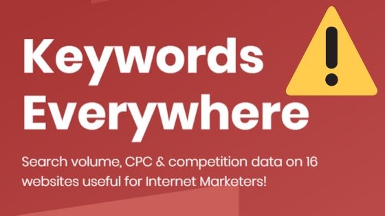 Keywords Everywhere no funciona